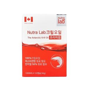 [뉴트라랩]캐나다 직수입 프리미엄 크릴오일 인지질56% 1000mg x30캡슐 x 2박스
