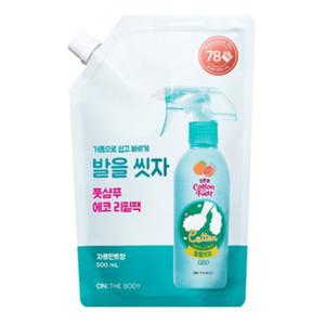 온더바디 코튼풋 발을씻자 풋샴푸 자몽민트향 리필 500ml 1개입 2개