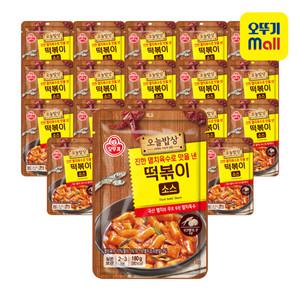 [오뚜기] 오늘밥상 진한멸치육수로맛을낸 떡볶이소스 180g 20개