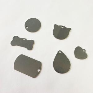 스텐 스틸 각인용 재료 DIY 펫 목걸이 키링 팔찌 이름 새기기 팬던트 분실 방지 네임텍