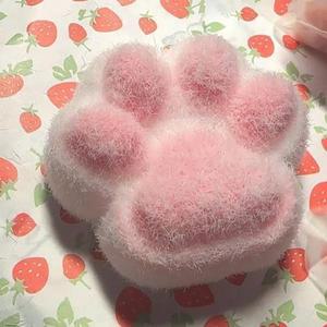피규어 부드럽고 끈끈한 스트레스 해소 완구 고양이 발 감압 및 핀칭 장난감