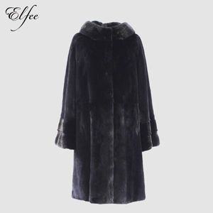 [하프클럽/신세계]10만원 최초인하 진도 엘페 휘메일 풀스킨 밍크 후드 코트- 블랙(EC14)