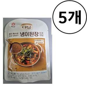CJ 다담 냉이된장찌개양념 140g X 5개
