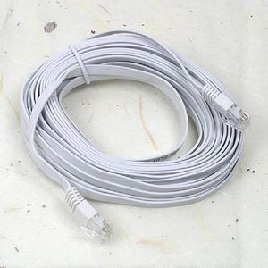 Coms 랜케이블(CAT6 Direct 플랫형) 10M 다이렉트 랜선 LAN RJ45LAN 렌케이 렌선 LAN캐이 인터넷