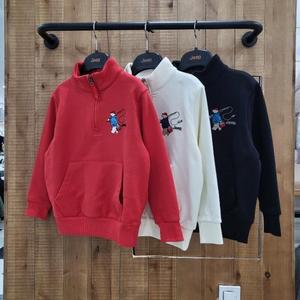 지프키즈 sh06 낚시 곰 밴드넥 맨투맨  KQ1TSU812