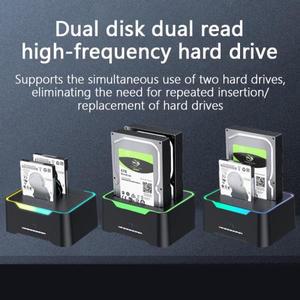 UTHAI직렬 포트 듀얼 베이 하드 디스크 베이스 25/35 USB 30 다기능 오프라인 복사 모바일 케이스