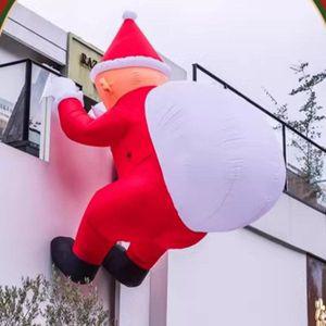 산타할아버지 대형 벽산타 사다리 산타풍선 크리스마스포토존