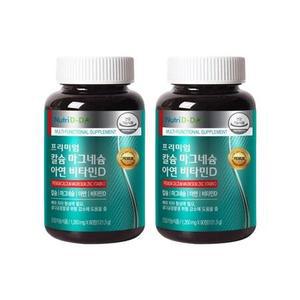 뉴트리디데이 프리미엄 칼슘 마그네슘 아연 비타민D 1350mg x 90정 2개