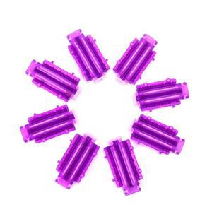 RXJC 40pcs 헤어 롤러 루트 푹신한 클램프 웨이브 파마 막대 DIY 바 옥수수 클립 컬러 컬링 스타일러 여성