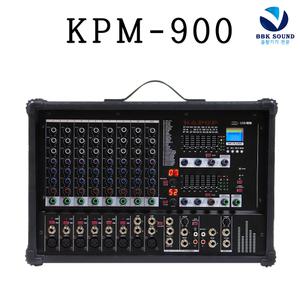 KPM900 파워드믹서 10채널 800W 듀얼 DSP 팬텀파워 오디오 믹서 공연용 교회 학교