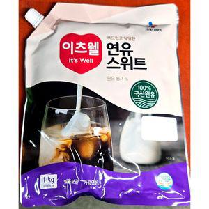 이츠웰 업소용 만능 액상 식당 양념 요리 코스트코 소스 연유 스위트 1kg 1개
