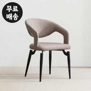 [벤티스가구]뷰엔 가죽 식탁 의자 주방 고급 카페 까페 체어 예쁜 수입 등받이(애쉬그레이)