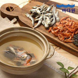 [바다원] 멸치국물용팩 300g+간편국물용팩 90g 육수팩 국물요리