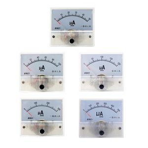 호환 DC 85C1 A 아날로그 전류 측정기 패널 다이얼 게이지 포인터 전류계 미세 50A 100A 200A 300A 500A
