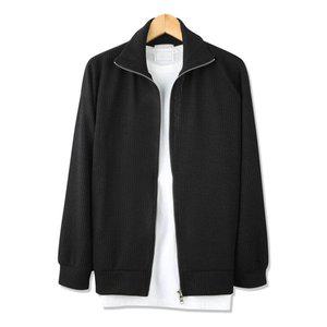 [리빌모아]남자 봄가을 데일리 집업 니트 집업가디건 RB4 KN Q003 블랙_P391386477