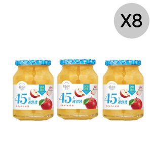 [기타]복음자리 45도 저당 사과잼 과일잼 대용량 350g X24개