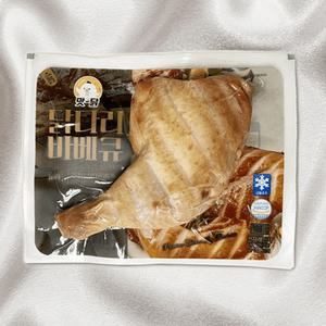 푸드원닭가슴살 닭다리바베큐 맛닭 훈제간식 단백질 160g 4개