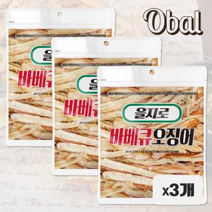 [오발] 을지로 바베큐오징어180g x3개