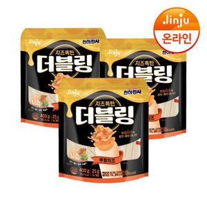 진주햄 천하장사 더블링 뿌링치즈 400g X 3개