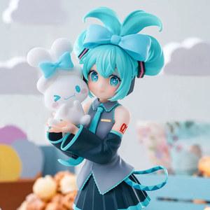Hot 21CM 애니메이션 하츠네 미쿠 X Cinnamoroll 그림 주변기기 소장 모델 장식 카와이 선물