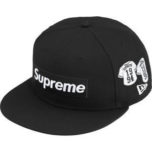 [관부가세포함] Supreme 가을/겨울 컬렉션 New Era 블랙 햇 7 3/8 캡