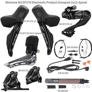 시마노-Di2 R7170 2x12 단 그룹 세트, 로드 디스크 브레이크 전자 제품 105