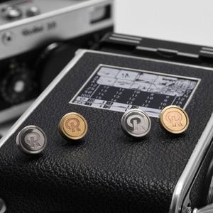 Roadfisher 카메라 보호 커버 캡 Rolleiflex 3.5E 2.8E Rollei35 35T 35S Magic 용 금속 셔터 버튼 패널