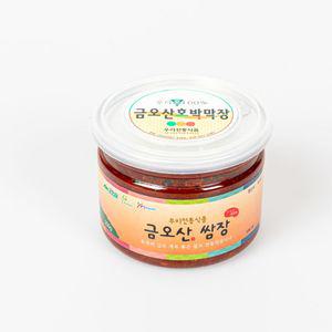 국산콩 특화단지 우리전통식품 금오산 호박막장 250g고추장 수제 집막장 재래식 맛있는 된장 쌈장 간장
