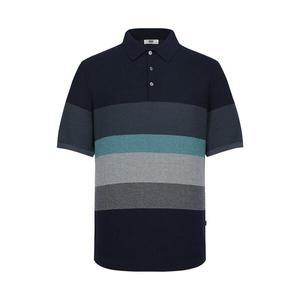 [DAKS] 닥스남성셔츠 DLS1SWTS108N1 컬러 블럭 반팔 카라 니트