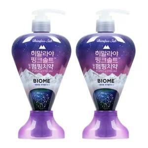 페리오 히말라야 핑크솔트 펌핑치약 바이옴 285g, 2개
