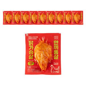 한끼통살 통살 닭가슴살 스리라차마요 100g, 10개