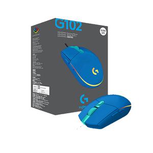 로지텍  G102 2세대 LIGHTSYNC 게이밍 마우스 정품 박스 블루