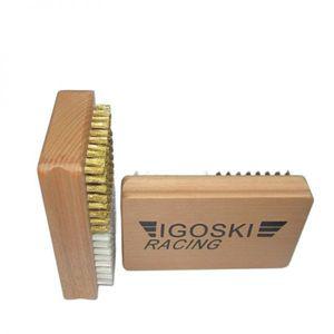 스노우 보드 왁싱 왁스 스키 다리미 IGOSKI 및 스노우보드 도구 반 나일론 황동 브러시 튜닝 광택