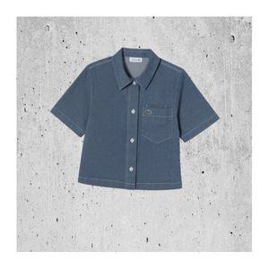 매장정품 라코스테 LACOSTE 여성 아우터형 반팔 셔츠 [진청] CF097E-55E 1836310