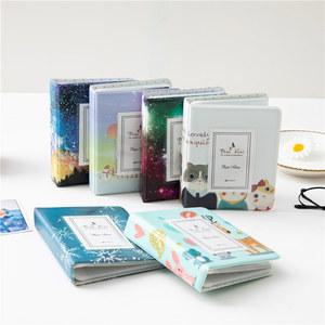 후지필름 인스탁스 미니 9 8 7s 70 25 90 용 64 포켓 3 인치 사진 앨범, 포토카드 바인더, 신용 명함 홀더