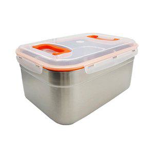[한셀])스텐 밀폐 사각 김치통 10L / 점보 핸디 24호