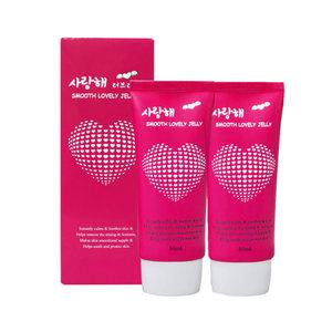 사랑해 러브리젤 50ml x 2개 윤활제 성인젤  러브젤 윤활젤 부부젤 마사지젤