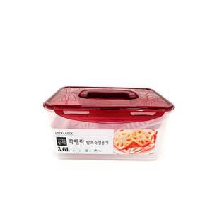 락앤락 발효숙성 용기 3.6L 누름판 김치통 밀폐용기