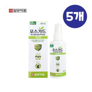 일양약품 모기기피제 뿌리는 천연 벌레 진드기 퇴치제 약국 스프레이 5개