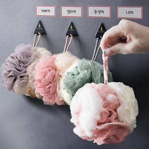 거품중독 라파스텔 대왕 투톤 샤워볼 2P+2P