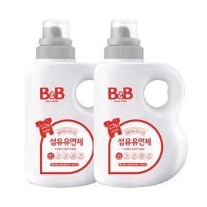 n비앤비 유연제 베르가못향 용기형 1500ml 2개