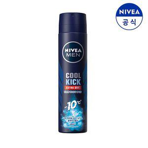 [니베아] 맨 데오드란트 스프레이 쿨 킥 200ml _P346271592