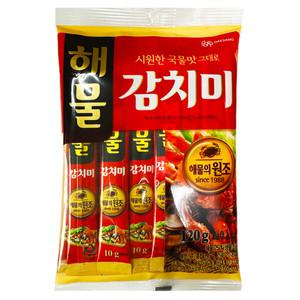 대상 해물감치미 120g x 3봉(10gx36입) / 조미료 감칠맛 국물내기