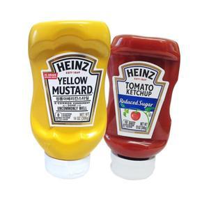 Heinz 하인즈 노슈가 리듀스드케찹 + 옐로우머스타드 저칼로리소스 케첩