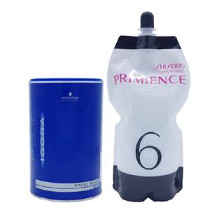슈바츠코프 이고라 탈색약 450g + 시세이도 6% 산화제 1000ml
