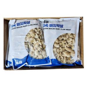 냉동 자숙 바지락살100-200 200gx10봉 2kg1박스
