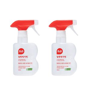 비앤비 비건 유아 의류 얼룩제거제 300ml X 2입 거품분사