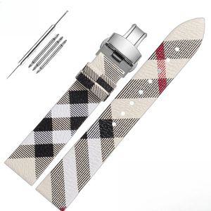 버버리 교체 명품 소가죽 시계줄 BURBERRY 호환 체크 시계밴드