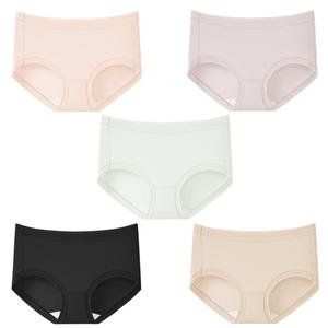 5장세트 대나무 섬유 팬티 편안한 삼각 빅사이즈 맥시 미디 요일팬티