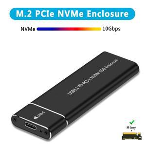 케이블 포함 모바일 하드 디스크 박스 HD SSD 케이스 USB 31 C 타입M2 NVMe 인클로저 M2USBC 2230 2242 226